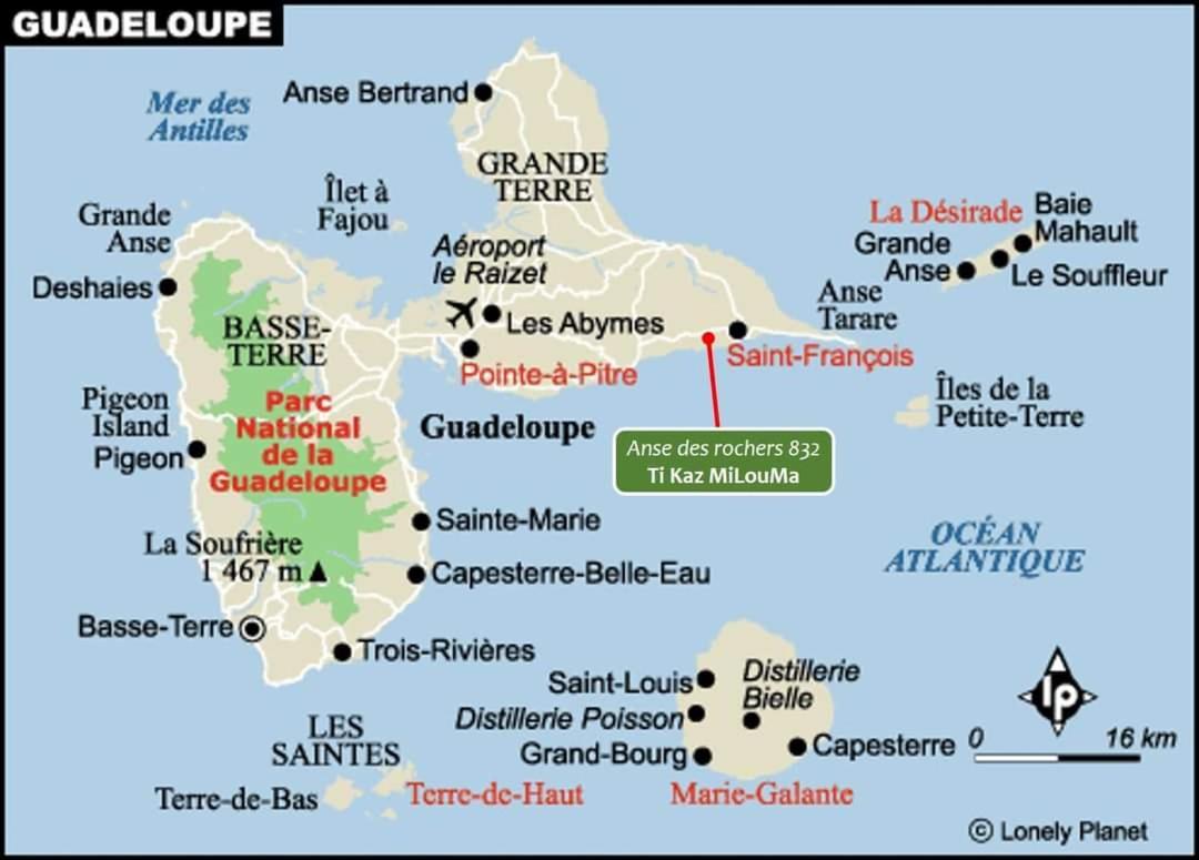 Anse Des Rochers - Ti Kaz Milouma Saint-Francois  Eksteriør billede